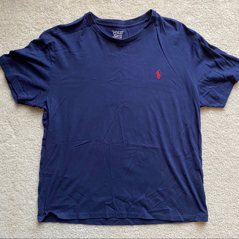 Men’s Large Navy Ralph Lauren Polo T-shirt